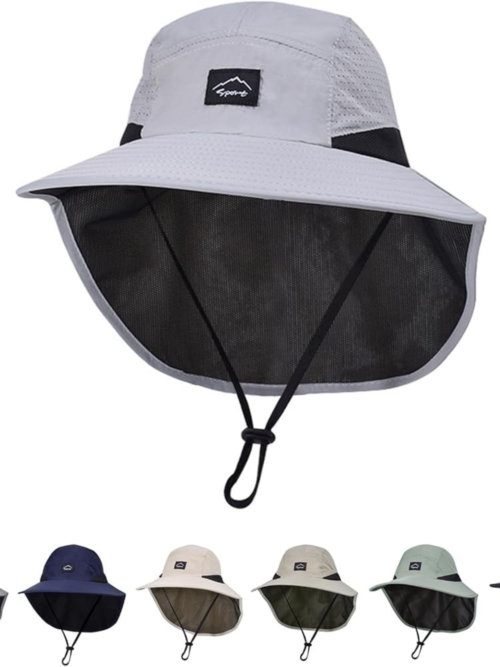 NWT Kids Sun Protection Sun Hat with Neck Flap - UPF 50+